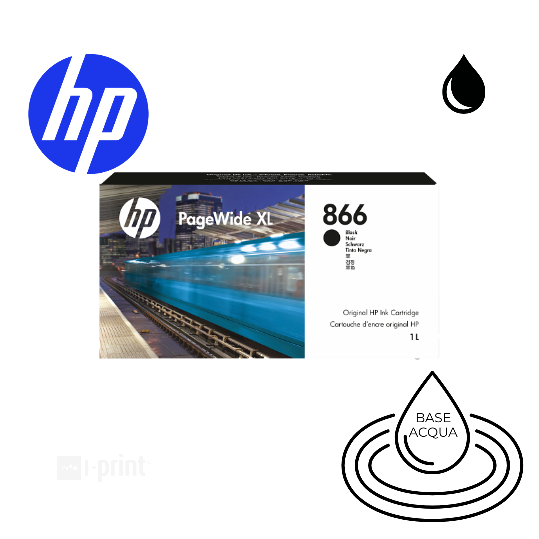 Cartuccia originale HP 866 Nero 1 L – HP PageWide XL 5200 / 8200